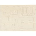 Puzzle 3D drewniane Domek 4 Puzzle 3D drewniane Domek 4