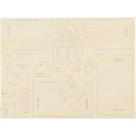 Puzzle 3D drewniane Domek 4 Puzzle 3D drewniane Domek 4