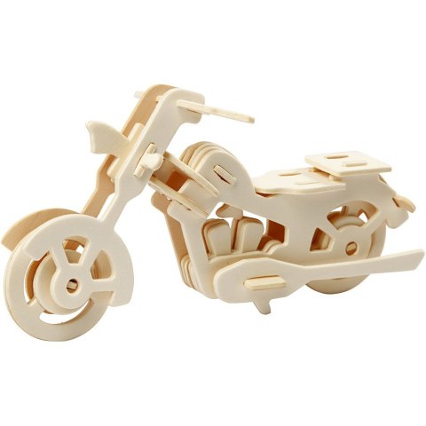 Puzzle 3D drewniane, motor