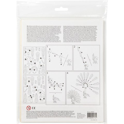 Puzzle 3D drewniane, paw Puzzle 3D drewniane, paw