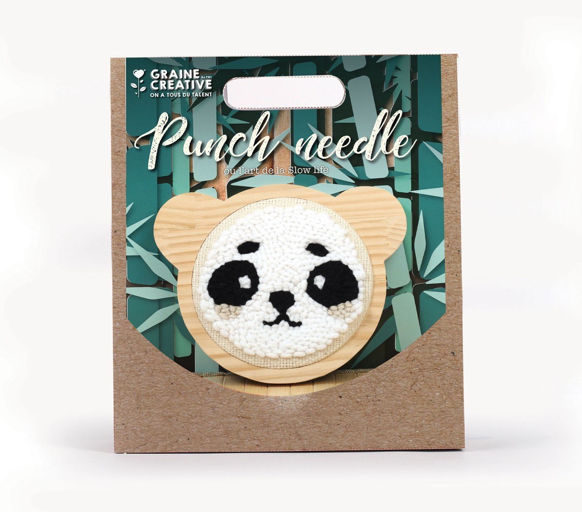 Zestaw Punch Needle Panda D: 15 cm Zestaw Punch Needle Panda D: 15 cm