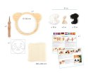 Zestaw Punch Needle Panda D: 15 cm Zestaw Punch Needle Panda D: 15 cm