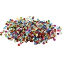 Cekiny różnokolorowe D: 6 mm, 10 g Cekiny różnokolorowe D: 6 mm, 10 g