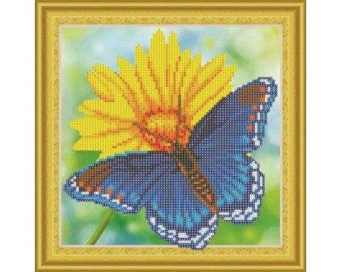Diamentowa Mozaika 30x30 Motyl i kwiatek Diamentowa Mozaika 30x30 Motyl i kwiatek