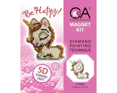 Diamentowa Mozaika z magnes Jednorożec 6 Diamentowa Mozaika z magnes Jednorożec 6
