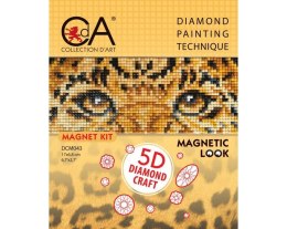 Diamentowa Mozaika z magnesem Jaguar