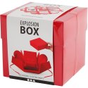 Eksplodujące Pudełko DIY Czerwone