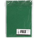 Filc 10 ark. A4 Zielony z brokatem Filc 10 ark. A4 Zielony z brokatem