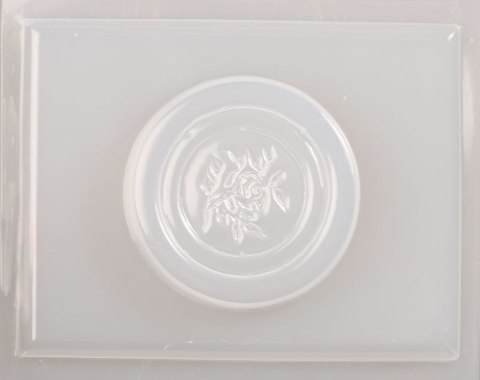 Foremka mini do mydła Okrągła z Różą Foremka mini do mydła Okrągła z Różą