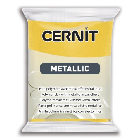 Modelina Cernit Metaliczna Żółta 56g Modelina Cernit Metaliczna Żółta 56g