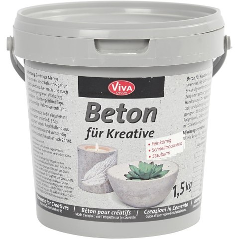Beton do robienia dekoracji 1,5 kg Beton do robienia dekoracji 1,5 kg