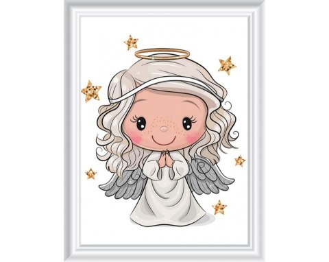 Diamentowa Mozaika 12x17 Aniołek Diamentowa Mozaika 12x17 Aniołek