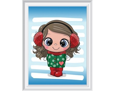 Diamentowa Mozaika 12x17 Dziewczynka Diamentowa Mozaika 12x17 Dziewczynka