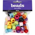 Koraliki plastikowe Multi mix D:11mm 75g Koraliki plastikowe Multi mix D:11mm 75g