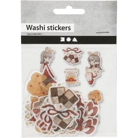 Naklejki Washi Misie Naklejki Washi Misie