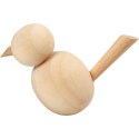 Ptaszek z drewna H: 7,6 cm Ptaszek z drewna H: 7,6 cm