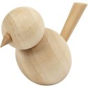 Ptaszek z drewna H: 7,6 cm Ptaszek z drewna H: 7,6 cm