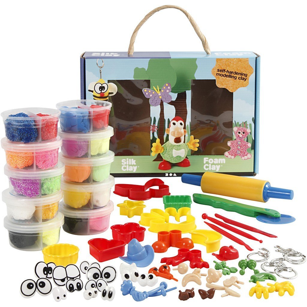 Zestaw Ludziki z Silk Clay i Foam Clay Zestaw Ludziki z Silk Clay i Foam Clay