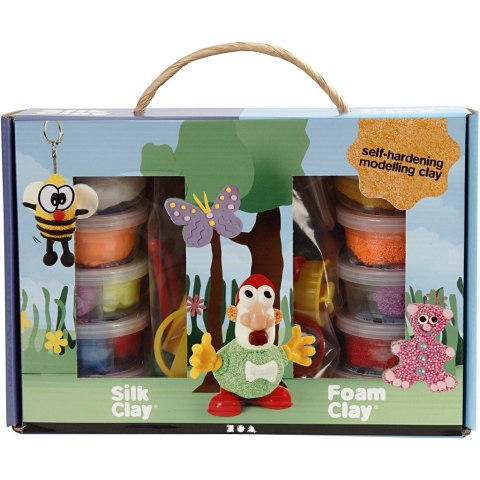 Zestaw Ludziki z Silk Clay i Foam Clay Zestaw Ludziki z Silk Clay i Foam Clay
