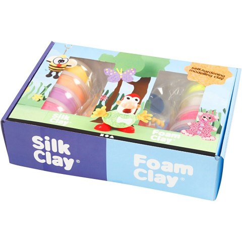 Zestaw Ludziki z Silk Clay i Foam Clay Zestaw Ludziki z Silk Clay i Foam Clay