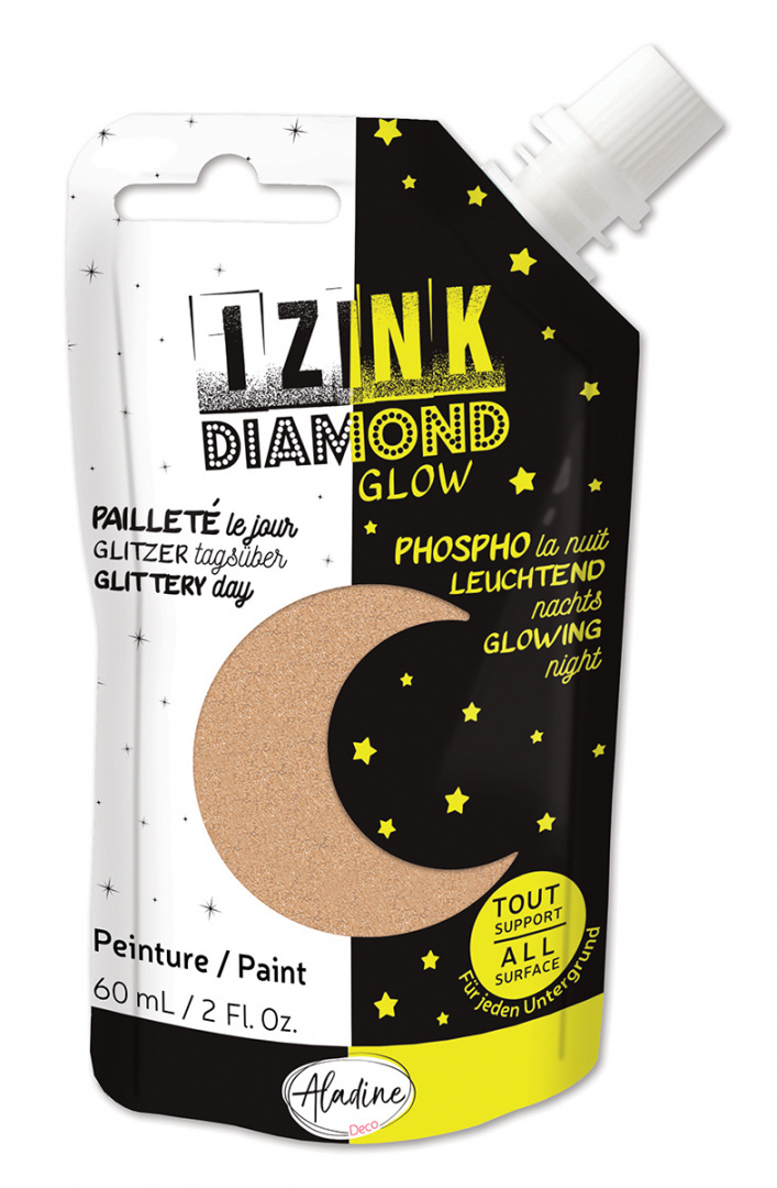 Farba brokatowa Glow Złota 60 ml Farba brokatowa Glow Złota 60 ml