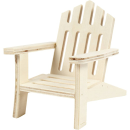 Mini Fotel ogrodowy z drewna