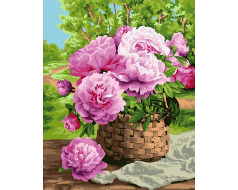 Malowanie po numerach 40x50 bukiet 5 Malowanie po numerach 40x50 bukiet 5