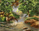 Malowanie po numerach 40x50 las Malowanie po numerach 40x50 las