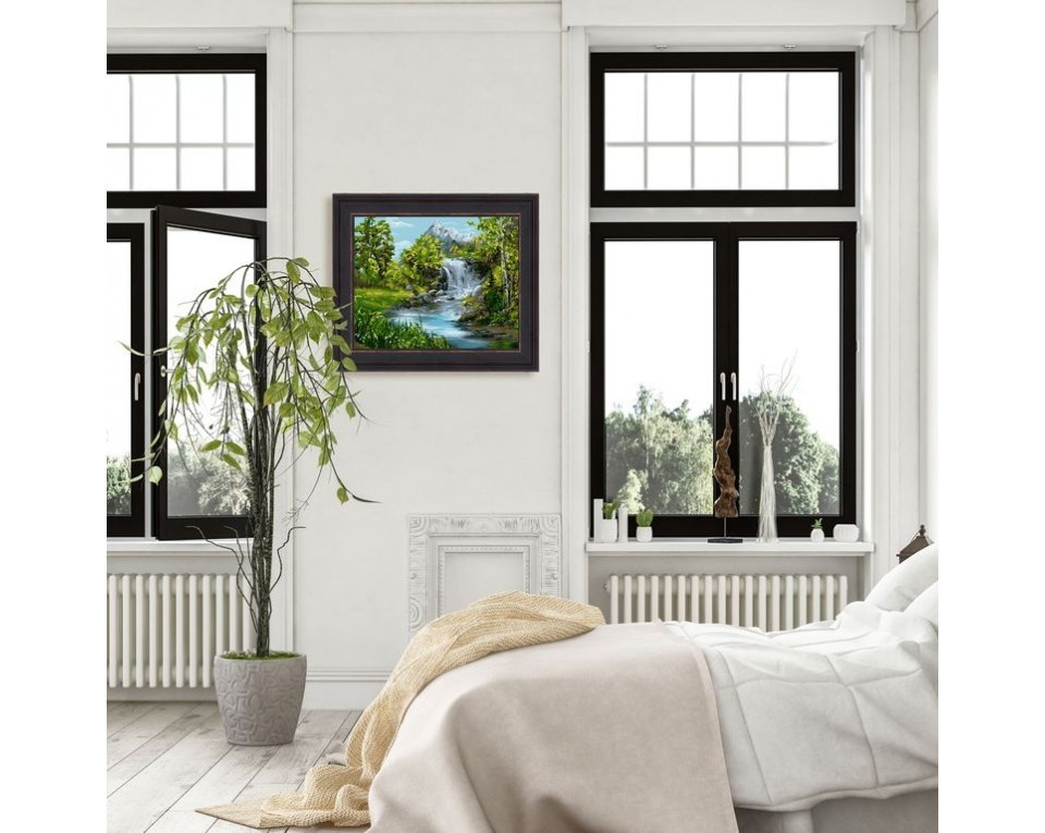 Malowanie po numerach 40x50 wodospad Malowanie po numerach 40x50 wodospad