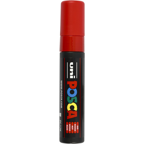 Marker POSCA 15 mm Czerwony Marker POSCA 15 mm Czerwony