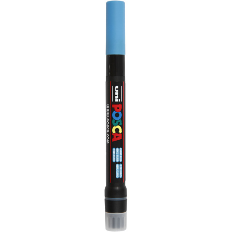 Marker POSCA z pędzelkiem Jasnoniebieski Marker POSCA z pędzelkiem Jasnoniebieski