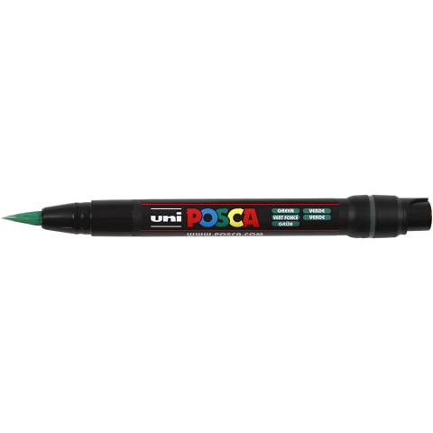 Marker POSCA z pędzelkiem Zielony Marker POSCA z pędzelkiem Zielony