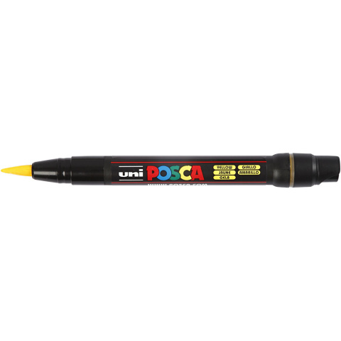 Marker POSCA z pędzelkiem Żółty Marker POSCA z pędzelkiem Żółty
