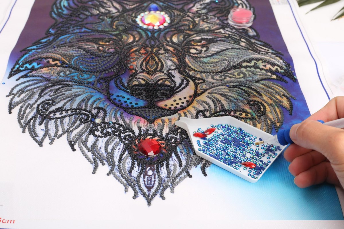 Obraz Diamentowa Mozaika 40x50cm Lupus Obraz Diamentowa Mozaika 40x50cm Lupus