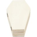 Pudełko Trumna z drewna 18x10x4 cm Pudełko Trumna z drewna 18x10x4 cm