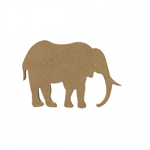 Dekoracja z MDF Słoń 15 cm Dekoracja z MDF Słoń 15 cm