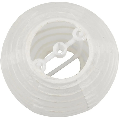 Lampion papierowy Biały 7,5 cm Lampion papierowy Biały 7,5 cm