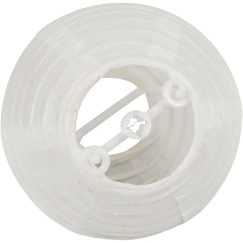 Lampion papierowy Biały 7,5 cm Lampion papierowy Biały 7,5 cm