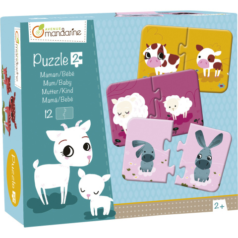 Puzzle 2-częściowe Mamy z dziećmi Puzzle 2-częściowe Mamy z dziećmi