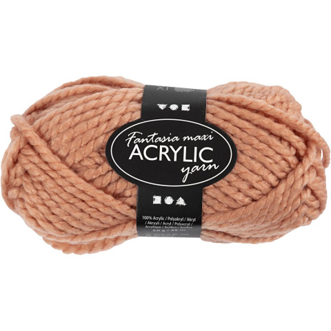 Włóczka akryl Maxi Beżowa 50 g Włóczka akryl Maxi Beżowa 50 g