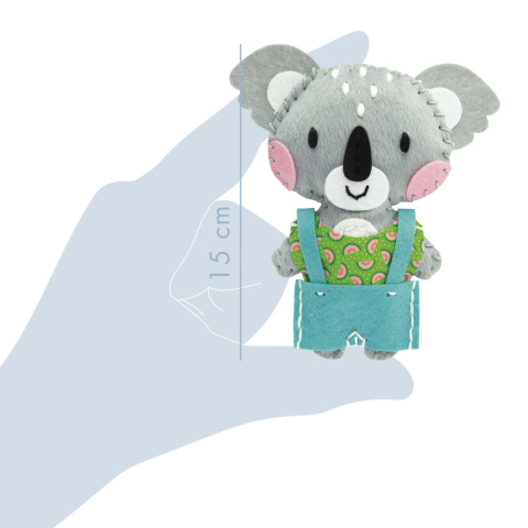 Zestaw Brelok do szycia Koala Riley Zestaw Brelok do szycia Koala Riley