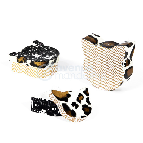 Zestaw Pudełka Kotki do decoupage Zestaw Pudełka Kotki do decoupage