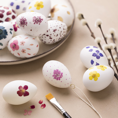 Zestaw do decoupage Jajka w kwiatach Zestaw do decoupage Jajka w kwiatach