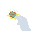 Mini Zestaw Origami Żółwik Mini Zestaw Origami Żółwik