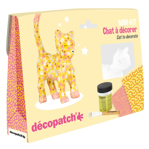 Mini Zestaw do decoupage Kotek