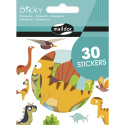 Naklejki 30 sztuk Dinozaury Naklejki 30 sztuk Dinozaury