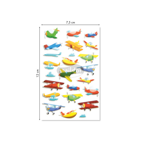 Naklejki 3D wypukłe Samoloty Naklejki 3D wypukłe Samoloty