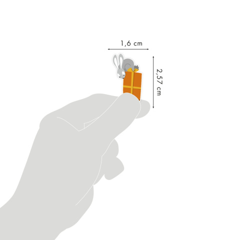 Naklejki 3D wypukłe Zwierzęta w Święta Naklejki 3D wypukłe Zwierzęta w Święta