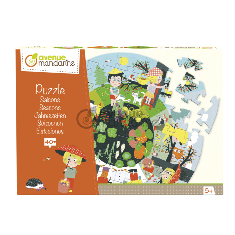 Puzzle Pory roku 40 elementów Puzzle Pory roku 40 elementów