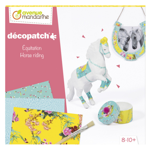 Duży Zestaw do decoupage Jeździectwo